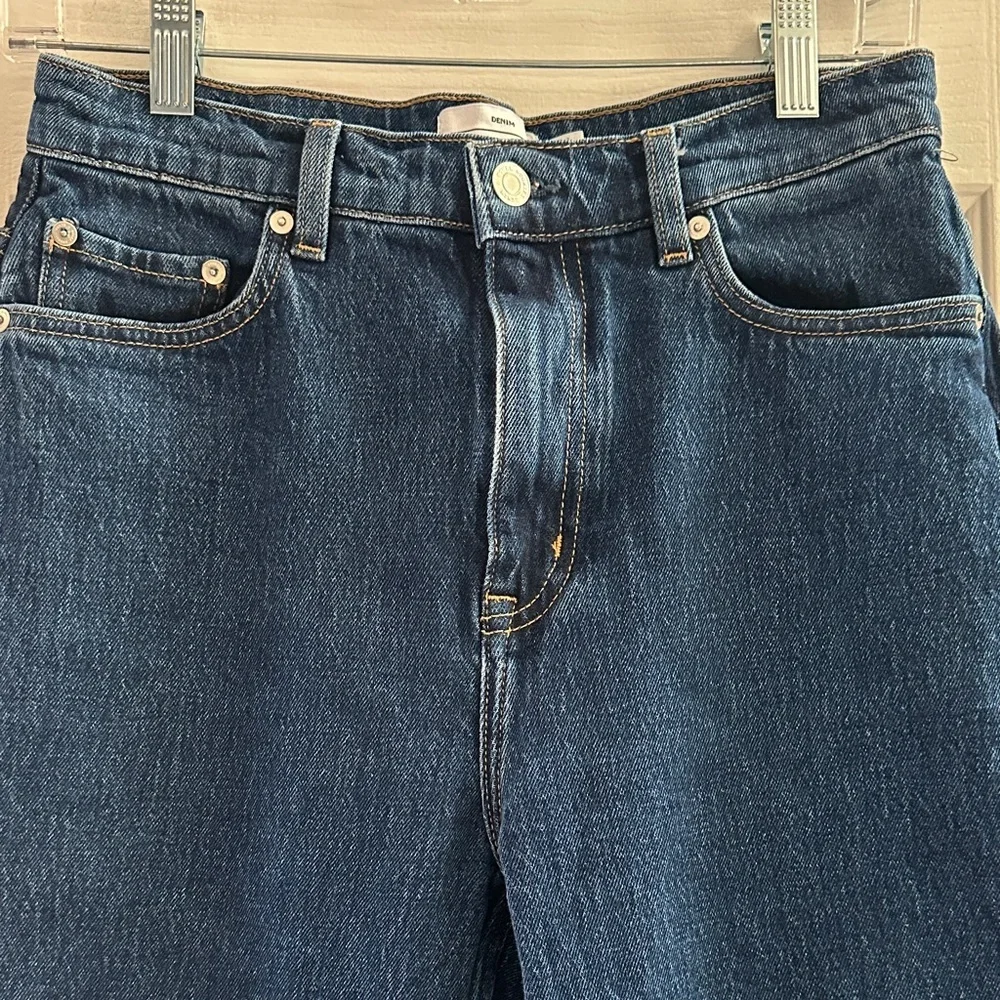 Favorite Cut Denim Dark Wash Classic Women’s 29 Slim Leg Straight Casual - Picture 6 of 13